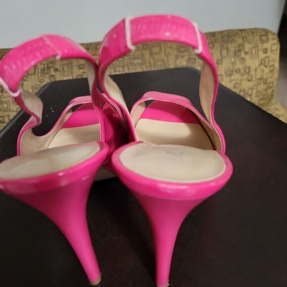 GUESS SLINGBACK PEEP TOE HIGH HEEL STILETTOS PUMP - Picture 6 of 11